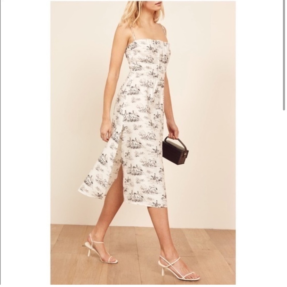 Reformation Faust Dress in Britannia sz 6 NWT